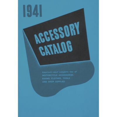 72 page, accessories, riding clothes, tools and shop supplies