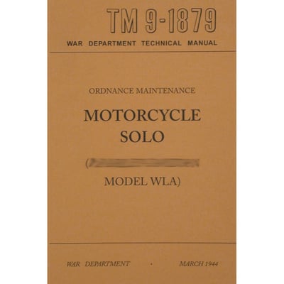216 page. War department technical manual. Issued march 1944.