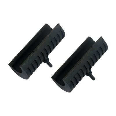 Stock replacement rubber cushions. Used between saddlebag hardbags and saddlebag supports to prevent vibration damage. 
OEM replacement reference 90764-93.