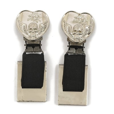 Chrome, for stirrups/strap/engineer/harness boots