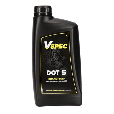 1 liter bottle. Silicon based. Non aggressive for painted surfaces, plastics. DOT 5 is non-hygroscopic and will therefore not absorb water. Not compatible with anti-lock brakes.
Developed for use in stock and aftermarket H-D V-Twin models.
With characteristics that can be trusted to give the ultimate performance for your bike in all circumstances.
Proudly engineered and manufactured in The Netherlands.
Note: Do not mix with DOT 3 & 4 brake fluids.
Tech tip: If you want to use DOT 5 may be easier to decide if it's right for you with some added knowledge about this type of brake fluid. DOT 5 silicone is non-aggressive for painted surfaces, plastics and has anti-corrosive characteristics, is non-hygroscopic and will therefore not absorb water. Great characteristics for vehicles that are not used much. However, when water accumulates in the brake system over time, and it is not absorbed by the brake fluid, in theory it could create pockets of water which could boil in extreme circumstances. This could result in vapor lock and total brake failure. Since DOT 5 silicone does not absorb water the accumulated water may not fully be removed from the brake system when the brake fluid is changed. DOT 5 silicone may never be mixed with DOT 3 or 4 brake fluids. It is also not compatible with ABS (Anti-lock Brake System) or ASR (Anti Slip Regulation) since it will foam easier. Note that the H-D Motor Company has used DOT 5 up to around 2006, about the time when ABS was introduced...
OEM replacement reference 41800220