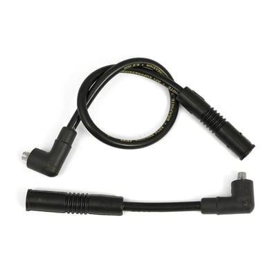 Supression core with a thick 8.8mm silicone jacket to eliminate electrical 'leakage'. With stainless terminals and 100% silicone boots. Ready to install. Custom replacement for OEM 31994-91 and 31992-91. 

Note: For use with electronic ignition systems only, not compatible with points triggered ignition systems.