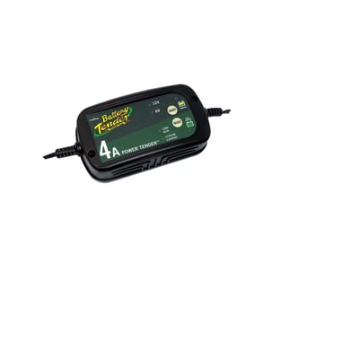 EU wall plug. 4.0A. Selectable 6/12V. Selectable Lithium or flooded, sealed, maintenance free, AGM and lead acid batteries. Microprocessor controlled, 110-240V compatible. Adapts to battery needs and offers fully automatic 4-stage charging program, initialization / bulk charge / absorption mode / float mode, as required. A red LED indicates a 'dead' battery or something else when the battery is unable to take the charge. A green LED blinks during the charging process, until the battery is at least 80% charged. A constant lighting green LED indicates the battery is ready for use. CE approved. Dimensions 17.2cm x 9.3cm x 4.9cm.