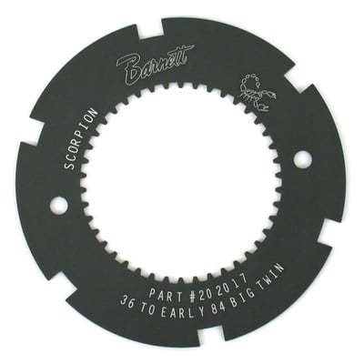 Used with Barnett Scorpion clutches only. Designed to lock the outer clutch basket to the inner clutch hub.