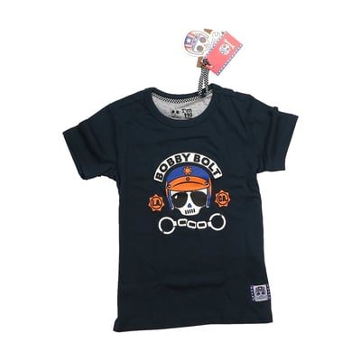 Bobby Bolt, born to be bold! Adventurous, streetwise, rebel, brave, naughty. For the next generation bikers we have the Police t-shirt made from soft 100% organic cotton jersey fabric for ultimate daily comfort.
