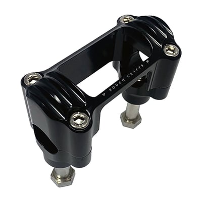 Black anodized finish. CNC machined aluminum. Compatible with the digital gauge (OEM 70900651) found on Street Bob, Breakout and FXST models. Comes with a 1/2" mounting hole. Includes stainless hardware. 

Note: Compatible with 1" handlebars only. When installing to models equipped with standard 1-1/4" Fat Bars must be converted to 1" diameter handlebars.