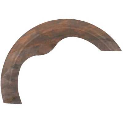 The raw material for this fender comes with a 36cm radius (72cm diameter). 
Check your tire radius for the best possible fit with your specific tire. 
This fender is designed for use with 19" to 21" diameter tires. 
A special heat process is applied to each and every BK fender, after the welding process, to eliminate deformation and stress within the metal itself. Stress-free material will help avoid cracking or breaking when exposed to vibrations. 
All BK fenders are precision robotic plasma cut from round 'circle shape' 2.0mm thick steel which aids in strength and makes it easier to weld. 
Fenders are raw steel, without coating. 
Note: All fender widths given are approximate. Widths can vary slightly in the production process. Requires finish grinding. 