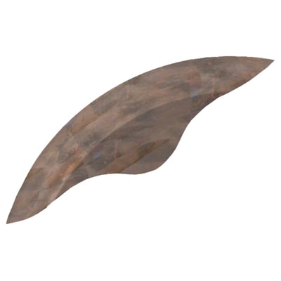 The raw material for this fender comes with a 33cm radius (66cm diameter).
Check your tire radius for the best possible fit with your specific tire.
Because of its short length this fender is compatible with 16" to 21" diameter tires.
A special heat process is applied to each and every BK fender, after the welding process, to eliminate deformation and stress within the metal itself. Stress-free material will help avoid cracking or breaking when exposed to vibrations.
All BK fenders are precision robotic plasma cut from extra (2.0mm) thick 'circle shape' material which aids in strength and makes it easier to weld.
Note: All fender widths given are approximate. Widths can vary slightly in the production process. Requires finish grinding.