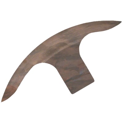 The raw material for this fender comes with a 33cm radius (66cm diameter). 
Check your tire radius for the best possible fit with your specific tire. 
Because of its short length this fender is compatible with 16" to 21" diameter tires. 
A special heat process is applied to each and every BK fender, after the welding process, to eliminate deformation and stress within the metal itself. Stress-free material will help avoid cracking or breaking when exposed to vibrations.
All BK fenders are precision robotic plasma cut from extra (2.0mm) thick 'circle shape' material which aids in strength and makes it easier to weld. 
Note: All fender widths given are approximate. Widths can vary slightly in the production process. Requires finish grinding. 