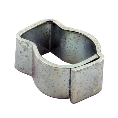 Stock style 'Clamp & Click' type crimp hose clamp. 
OEM replacement reference 10067