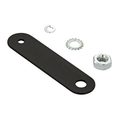 Allows to relocate the stock horn to the lower left front cylinder base area for a much cleaner look. Black anodized CNC machined billet aluminum with stainless hardware.