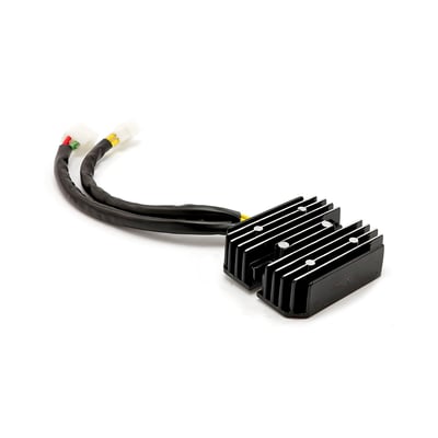 Rick's Motorsport Electrics offers this Lithium Ion compatible rectifier-regulators for your Honda CBR600 Hurricane street bike with OE# 31600-MN4-018. Designed with a lower voltage set point to work with lithium ion batteries and is also a plug-n-play piece for your system.