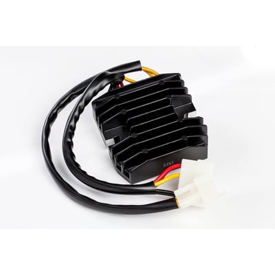 Hot Shot Honda rectifier-regulator: Designed with Mosfet Technology; a cooler running rectifier-regulator.

