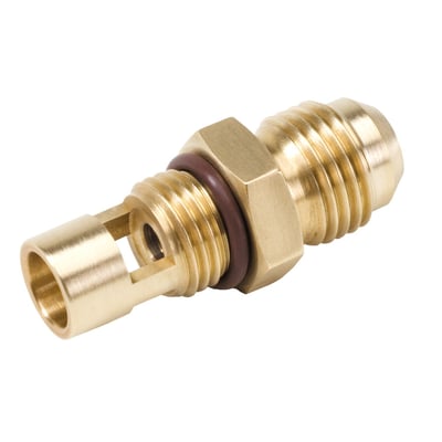 Replacement brass fitting, threaded for 6-AN fuel line.
Maximizes fuel flow. Can be used with Golan 6-AN Click-Slick petcocks.
Note: Custom fuel lines with AN-6 are required.