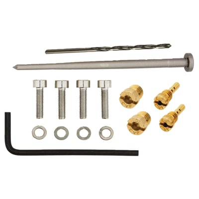 Basic recalibration kit for the CV carburetor. 
Includes a custom design needle, two idle, two main jets, stainless floatbowl hardware and tuning instructions.