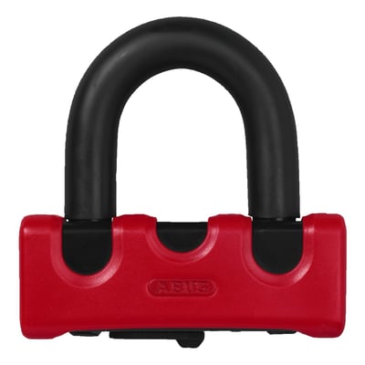 Security level 14. Padlock/disc lock comes with a 14mm shackle, 17mm with the protective sleeve, and features a double locking mechanism that secures the shackle in the lock body and a hand operated cover to protect the lock mechanism from dirt. The soft silicone case for the lock body is used to protect the bike. Incl. 2 keys. Weight 660 grams.