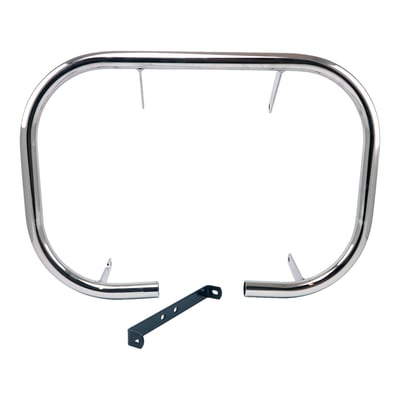 High quality steel crash bars / engine guards. Manufactured of 1-1/4" (32mm) cold-band steel tubing (Certified EN 10305-3 CR1 E195 S5) with 2mm wall thickness. Complete with installation hardware. 

Note: For protection in tip-over events only. Not designed to offer safety in high speed crashes.