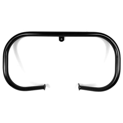 Satin gloss black powder coated finish to best match frame gloss. High quality steel crash bar / engine guard. Manufactured of 1-1/4" (32mm) cold-band steel tubing (Certified EN 10305-3 CR1 E195 S5) with a 2mm wall thickness. 

Note: For protection in tip-over events only. Not designed to offer safety in high speed crashes.
