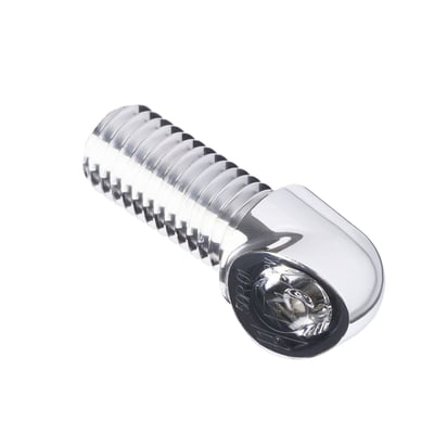 Position light. ECE approved for front position light use. M8 threaded with a miniature aluminum housing. At the time of introduction these mo.blaze tens are the smallest lights, for this application, in the world. The development of a special lens, offering a lateral beam, made increased visibility from an angle possible. The LEDs used are offer the highest light output available through the use of the latest LED technology. Power consumption is 1 Watt each. Dimensions: Housing 11mm long x 11mm diameter. Overall length with M8 threaded stud 29mm. Wiring length approx. 110cm. Weight with wire approx. 20 grams. Complete with installation instructions. 
Note: Sold each. Order two to receive one pair.