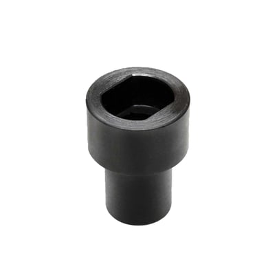 Used to remove and install top fork tube plug that fits inside the fork tube. Prevents damage to the plugs like can occur when a regular wrench is used. Comes with a 1/2" drive.