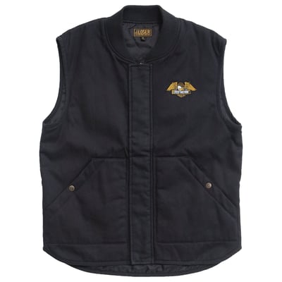 Step out in style and comfort with the Loser Machine Condor II Vest. This insulated quilted twill vest is not only a fashion statement but also a practical addition to your wardrobe. The taffeta lining ensures warmth, while the zip front with storm flap provides extra protection against the elements. Organize your essentials with ease thanks to the patch pockets with logo snaps and dual interior pockets complete with a key clip. The embroidered Condor patch on the chest adds a touch of rugged elegance, complemented by the distinctive Loser Machine snaps and embroidered patch branding. Crafted from 100% cotton shell with a cozy 50% cotton and 50% poly lining, this vest is the perfect blend of durability and comfort.
• Insulated quilted twill vest with taffeta lining
• Zip front with storm flap
• Patch pockets with logo snaps
• Dual interior pockets with key clip
• Embroidered Condor patch on chest
• Loser Machine snaps and embroidered patch branding
• 100% Cotton shell
• 50% Cotton / 50% Poly lining
