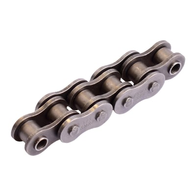 Improved AFAM chain, with Xs Ring and reinforced plates. This chain is adapted to motorcycles up to 800 cc. Improved fatigue properties and increased tensile strength. 