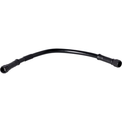 Pre-fabricated brake line kit with approval. Designed for use in all custom and stock applications. Manufactured with black (female 3/8"-24 AN-3) hose ends. 
Excellent pressure resistance. Brake line nipples are sold separately.
Note: Brake line length represents the brake line length from inverted flare hose end to inverted flare hose end, without adding the length of the hose end nipple. 
- Black coated stainless steel. 
- 11" / 27 cm long
Note: Check your local MCS dealer or the MCS sales department for exact type of approval and validity on bike model and years on the test report.