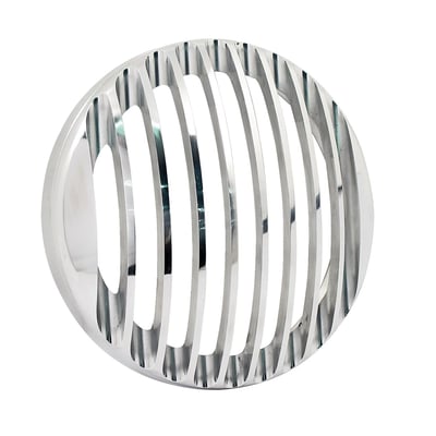 Polished finish. CNC machined billet aluminum construction.