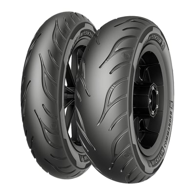 Wet grip, longevity and handling performance for your cruiser bike. 
Amplified Density Technology (ADT) combined with its profile give the MICHELIN COMMANDER III Cruiser tire enhanced handling when cornering
- Grip in wet conditions and even in the rain!
- Performance made to last. 
- Good cornering performance.