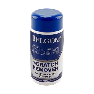 Belgom Scratch Remover is a low-abrasive fluid paste which is used to treat superficial scratches such as scratches, key marks or repeated rubbing of branches. Strengthens the protection of treated areas. The Scratch Remover is effective on all types of paints and all colors. 
Note: This product is not suitable for treating deep scratches which most often require a paint job.