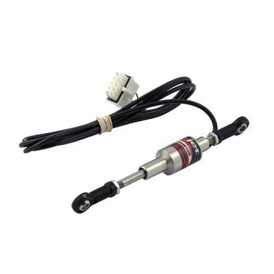 Linear sensor, push. 
Quick Shifter to allow full throttle shifting, without using the clutch. 
The fuel and/or ignition system are momentarily shut down, to unload the transmission. 
At that moment it is relatively easy to make clutch-less shifts. 
- The Quick-Shifter works in combination with the Dynojet Power Commander PCIIIUSB fuel control modules 
- Power Commander PCIIIUSB fuel control modules is fully programmable through the Power Commander module with supplied software 
- The user can set the 'kill time' but also a minimum RPM to function, so the system does not kick-in during cruising 
- No need for cutting or splicing wires when installing this kit 
- Linear sensors include a universal mounting kit. 
- Used in applications where no shifter rod is present. 
- Mounts directly to shifter lever and a fixed point on the chassis. 
- Available in both push or pull style. 

**Dynojet product not available to purchase by Dealers located in the UK**