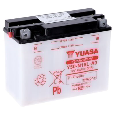 Engineered to protect against corrosion, withstand vibration and deliver more cranking power to your motorcycle. 