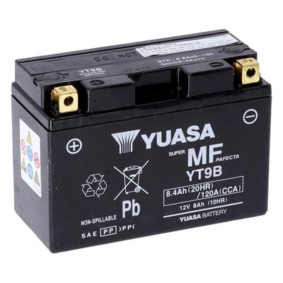 Yuasa’s elite performer, the AGM (Absorbent Glass Mat) series, has more cranking amps and higher amp hour capacity for years of trustworthy service.