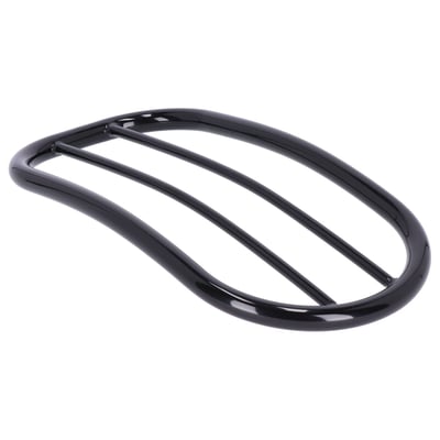 Billet aluminum solo luggage rack. Approximately 8mm thick. Dimensions approx.: 32cm long x 14cm wide. Maximum load capacity 5kg. Includes installation hardware, including required brackets.
Note: Not compatible with a passenger seat.