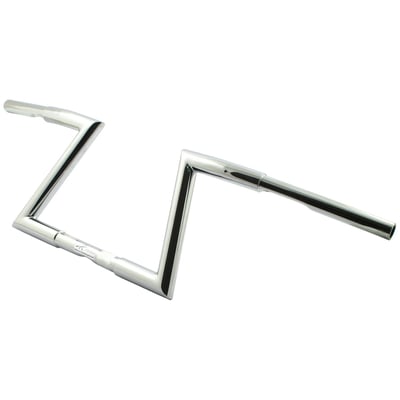 Chrome; Steel; With approval; 3-hole; Fits 1" diameter risers; Approx. dimensions: 23cm high x 90cm wide 12cm pullback
Note: Check your local MCS dealer or the MCS sales department for exact type of approval and validity on bike model and years on the test report.