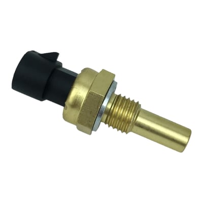 OEM style replacement coolant temperature sensor in the thermostat housing. Replacement for OEM 32315-01.