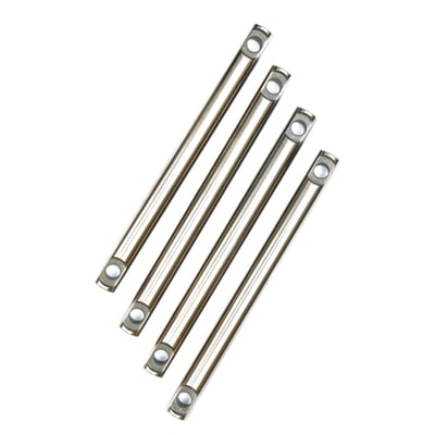 Over double the strength of the OEM shafts. Precision ground from 4140HT steel, gas nitrided and final surface treated. 
Kit includes 4x rocker arm shafts only. 
Note: See 942490 for the complete Feuling Gorilla rocker shaft nut & stud kit