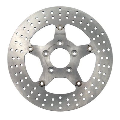 Brake rotor with approval. 
Dimensions 11.5" / 292mm OD, 56mm ID, 5/16" counterbored mounting holes.
Note: Check your local MCS dealer or the MCS sales department for exact type of approval and validity on bike model and years on the test report.