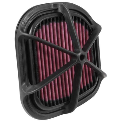 K&N filters are designed to achieve high, virtually unrestricted air flow while maintaining filtration levels critical to ensure long engine life. These high quality K&N air filters are reusable and washable, and they fit many air cleaners as stock replacement. The elements are designed with a ribbed surface that will give you up to 50% more filter area than a regular replacement filter, dramatically increasing air flow.  
- Designed to provide increased horsepower and acceleration. 
- Pleated cotton media provides a large filtration area offering low restriction and long service intervals. 
- Multi-layers of woven cotton gauze media offers excellent filtration. 
- Fits directly into OEM Airbox with application specific Sealing Bead ensuring a precise fit. 
- No fuel management modification are normally required to obtain increased performance. 
- Washable and reusable
