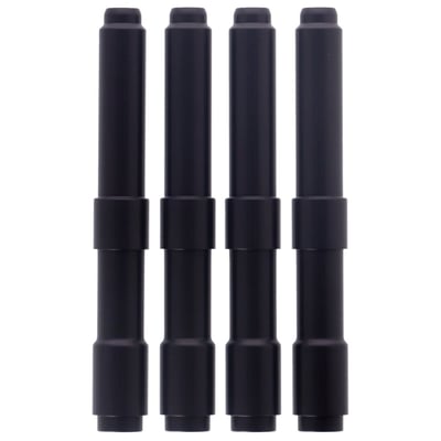 Black anodized. One-piece, with Shovelhead styling. The High Tech sophisticated look is yours with these quality European made anodized pushrod covers. Kit consists of one-piece covers, like the OEM pushrod cover, that do not allow pushrod adjusting. Compatible with OEM style pushrod seals.