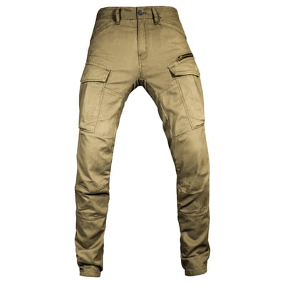 The John Doe Cargo Stroker XTM® pant is AAA-certified with lining in the XTM-Fiber® plus knee and hip protectors to keep you protected in every situation. Cargo Stroker XTM® has two front pockets and one coin pocket as well as secure back pockets with press studs. Apart from that, you’ll find two angled cargo pockets that close tight on the side as well as an additional side pocket with a YKK zipper. Cargo Stroker XTM® is tailored for a close fit in robust cotton outer fabric for comfort that will always keep you a step ahead.

• Unisex Fit
• CE certification: AAA (EN17092-2:2020)
• Two-layer design
• XTM-Fiber® lining
• Stretch cotton-twill outer fabric
• XTM protector-ready
• Integrated height-adjustable knee protector pockets
• Integrated hip protector pockets
• Level 1 knee and hip protectors included
• Water-repellent and breathable
• Multistretch comfort
• Cargo pockets with a press stud and zipper
• YKK zipper