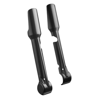 Made of unpainted black ABS plastic. Made of unpainted black ABS plastic. Offers bolt-on installation ease, modifications are not required. Comes complete with installation hardware, instructions and how-to installation images.