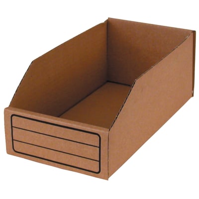 300X150X110mm. Dimensions are approx. deep x wide x high in mm. Multi purpose heavy duty cardboard storage box for adequate parts inventory control in shop, warehouse or workshop.