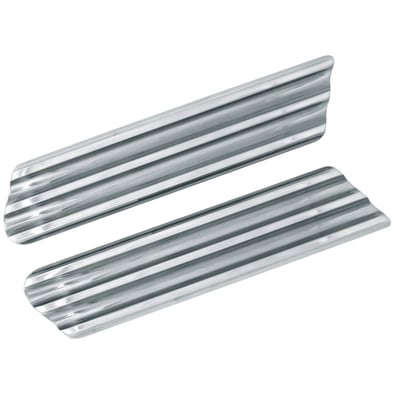 Chrome plated aluminum. 