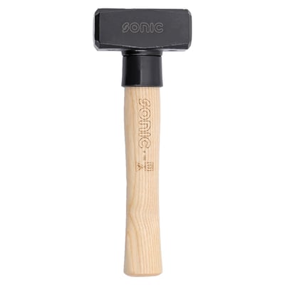 A small one-handed sledgehammer with ash wood handle. Used get the heavier jobs around the workshop done with ease. 
- Height: 39mm 
- Width: 95mm 
- Length: 260mm 
- Total weight: 1119 grams