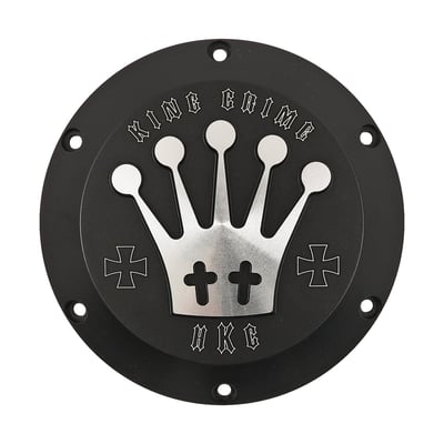 CNC machined from billet aluminum. 6-hole mounting. Contrast Machined in a mind-blowing retro influenced design. 