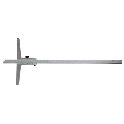 - Range: 200mm
- Accuracy: 0.05mm (1/20mm)
- A: 100mm
- B: 3mm
- D: 8mm
- Stainless steel
- Scale and nonius satin chrome finished
- Nonius 1/20 mm (0.05mm)
- DIN 862
- In case