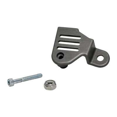 6061-T6 aluminum guard to keep the jiffy stand switch protected from rocks or tip overs when off-roading. Comes with necessary mounting hardware and hard anodized with a gray finish for style and durable protection against the elements. 
- Protects the vulnerable side stand switch 
- Made of 6061-T6 aluminum 
- Hard anodized gray finish 
- Easy Installation 
- Includes necessary hardware

**Dynojet product not available to purchase by Dealers located in the UK**