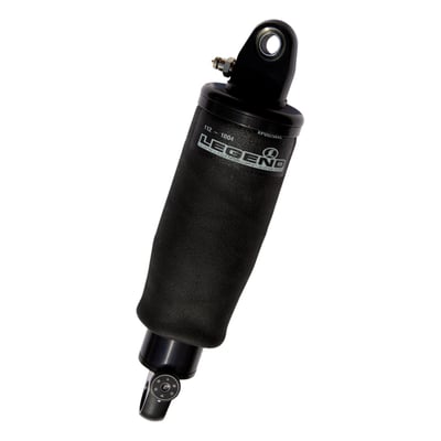 Identical to the regular 'Air' air suspension but with a 6-stage rebound dampening, adjustable with an external knob. Includes the pre-wired air compressor, with a model specific under chassis mount, a plug-in wiring harness with 3 Deutsch connectors and a black handlebar switch.
The latest developments in air suspension for H-D models, offering one of the best possible rides man could wish for. Perfect adjust suspension for changing applications, heavy or light rider, riding single, two-up or with gear an a long trip. Comes self adjusting deflective disc dampening and the latest Aramid Fiber air spring technology to maximize travel and provide full adjustable ride height at the same time. It's like having 12" and 13" shocks in one. Smooth no-stick damping due to low friction seals and quick reactions on fluid flow management with High Flow fluid pistons. Includes the pre-wired air compressor, with a model specific under chassis mount, a plug-in wiring harness with 3 Deutsch connectors and a black handlebar switch.
- Air suspension offers a number of benefits over coil springs, particularly with adjustability
- Lower your seat height while parked
- Quick switch between 1-up and 2-up riding
- Get that cool, low look
- Air suspension handles it with the push of a button
Note: Compatible with stock low (lowered) models.