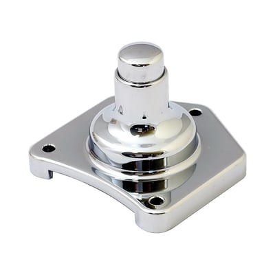 Replaces the stock end cover on the solenoid. By pushing the button on the Direct-Starter Cap you will activate the starter motor directly on the starter motor itself. Can be used as main (no additional starter knobs required) or as back-up of the stock starter system. The ultimate clean look. 

